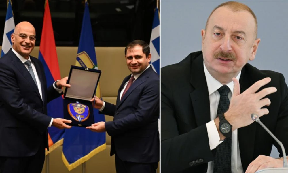 Ανήσυχος ο Αλίγιεφ: «Δεν θα κάτσουμε με σταυρωμένα χέρια όσο Ελλάδα-Γαλλία-Ινδία εξοπλίζουν την Αρμενία»